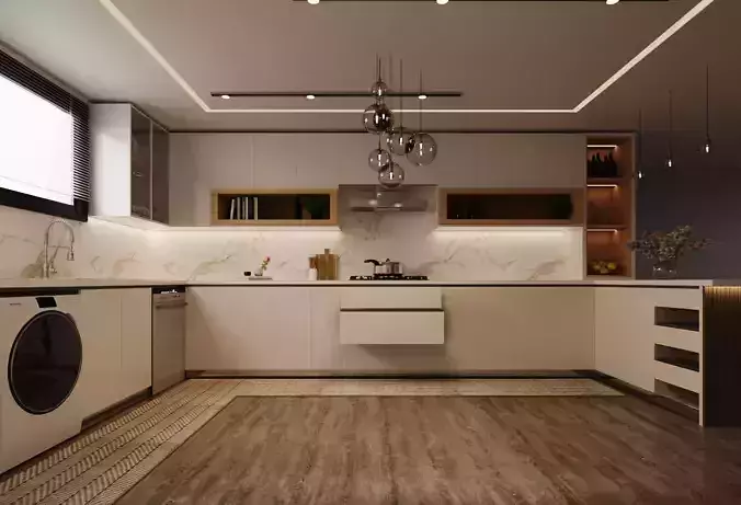 Modern Kitchen design  3D model