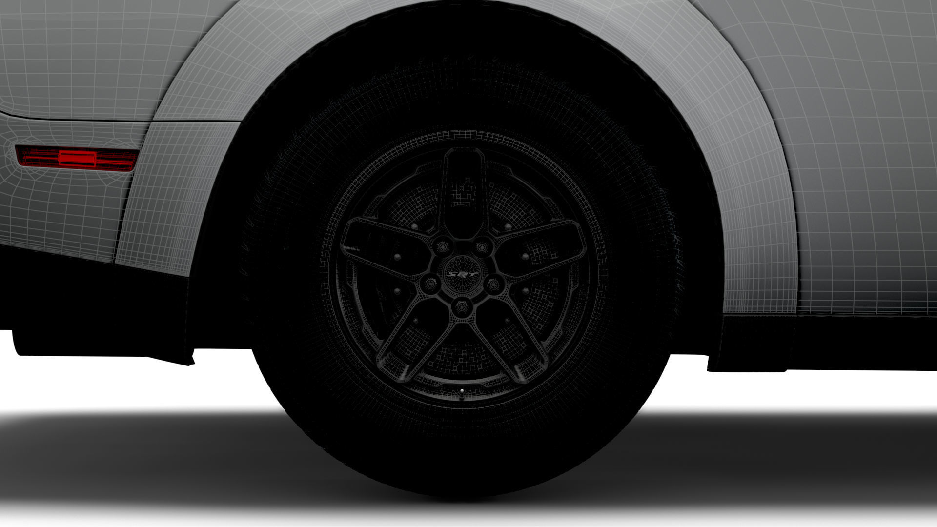 Dodge Challenger SRT Demon 170 LC 2023 3D model_21