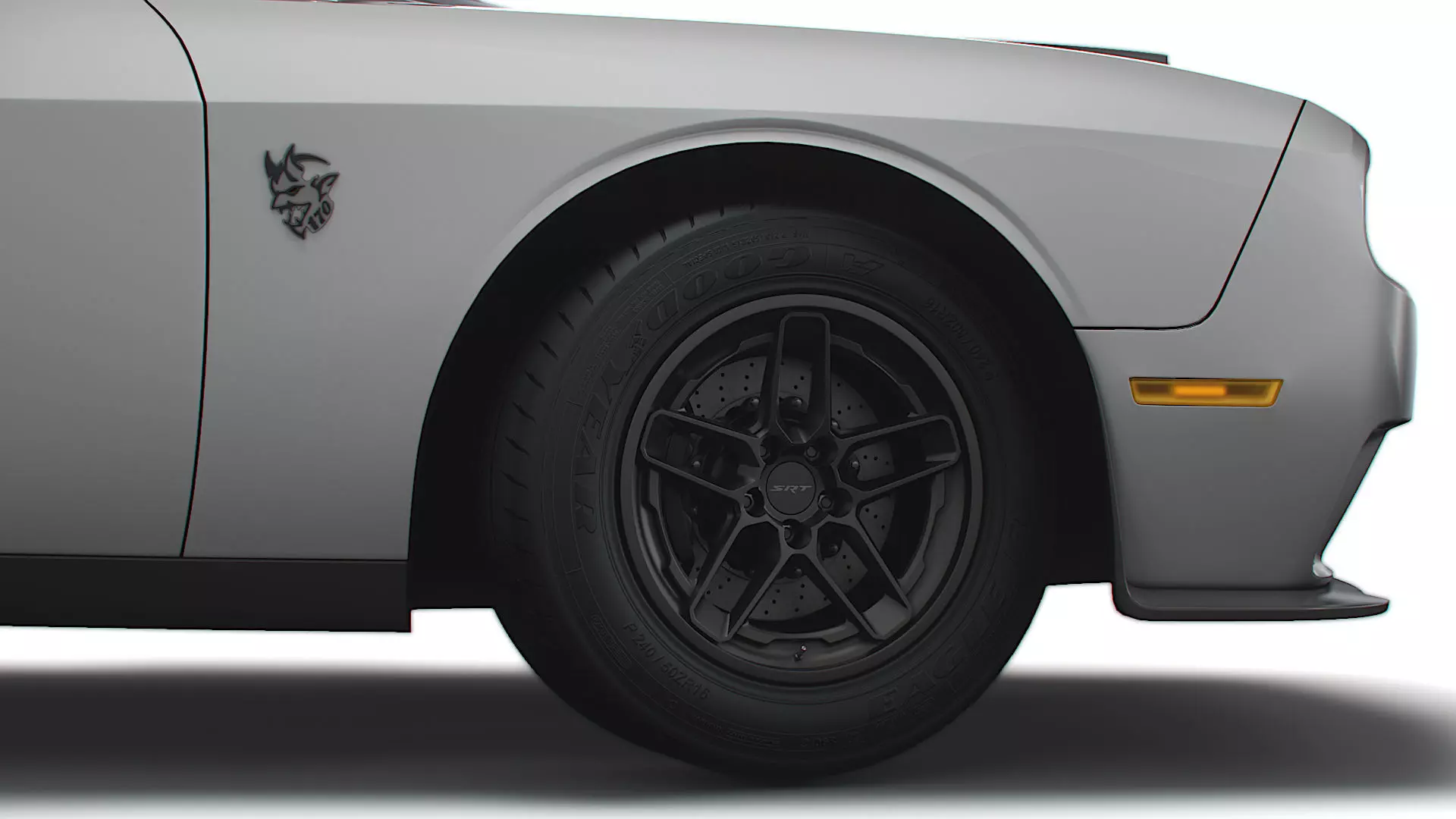 Dodge Challenger SRT Demon 170 LC 2023 3D model_0