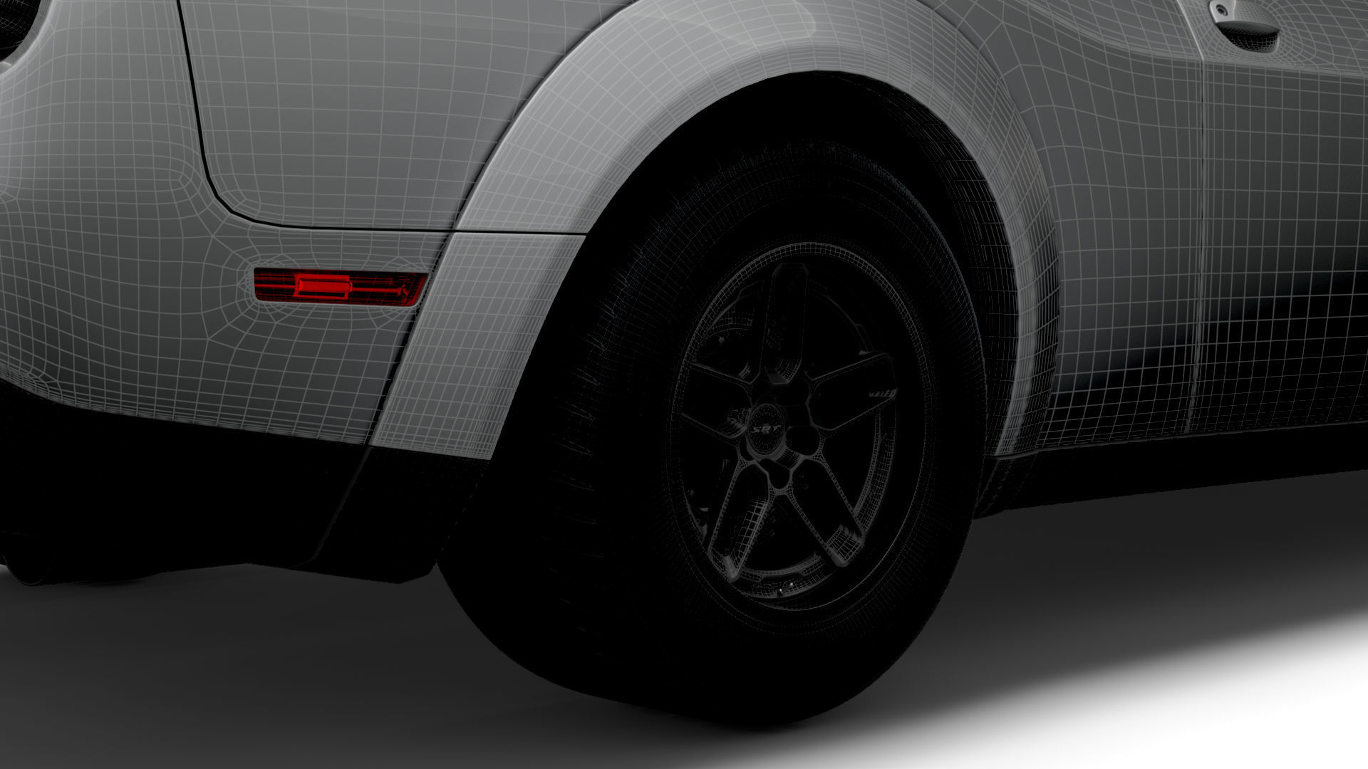 Dodge Challenger SRT Demon 170 LC 2023 3D model_23