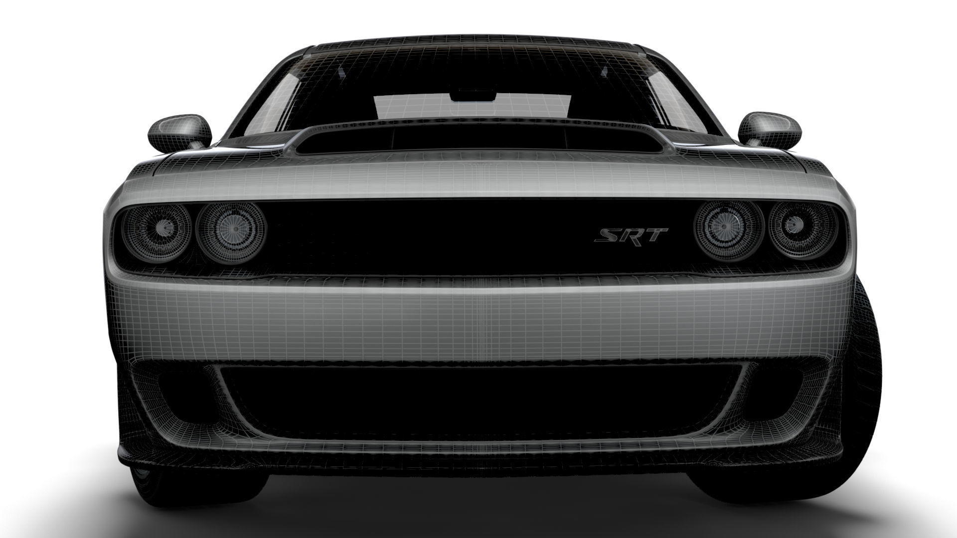 Dodge Challenger SRT Demon 170 LC 2023 3D model_18