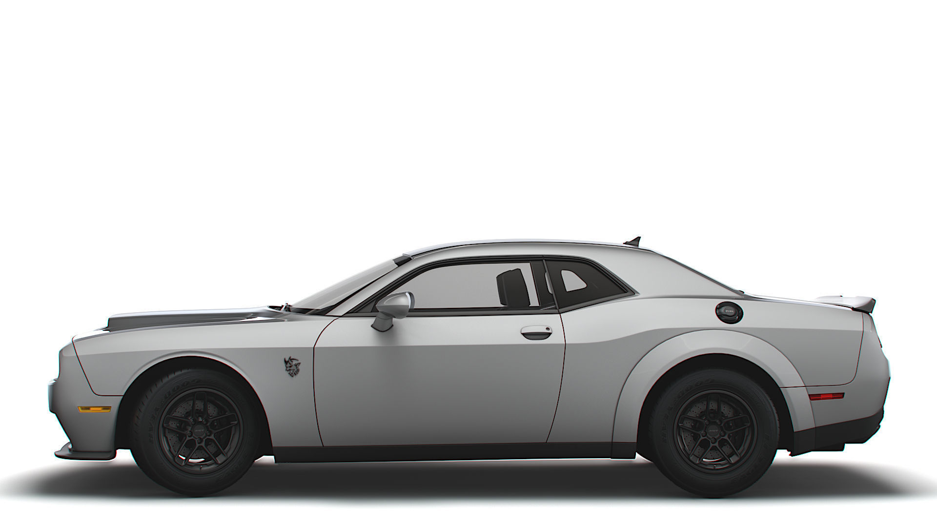 Dodge Challenger SRT Demon 170 LC 2023 3D model_4