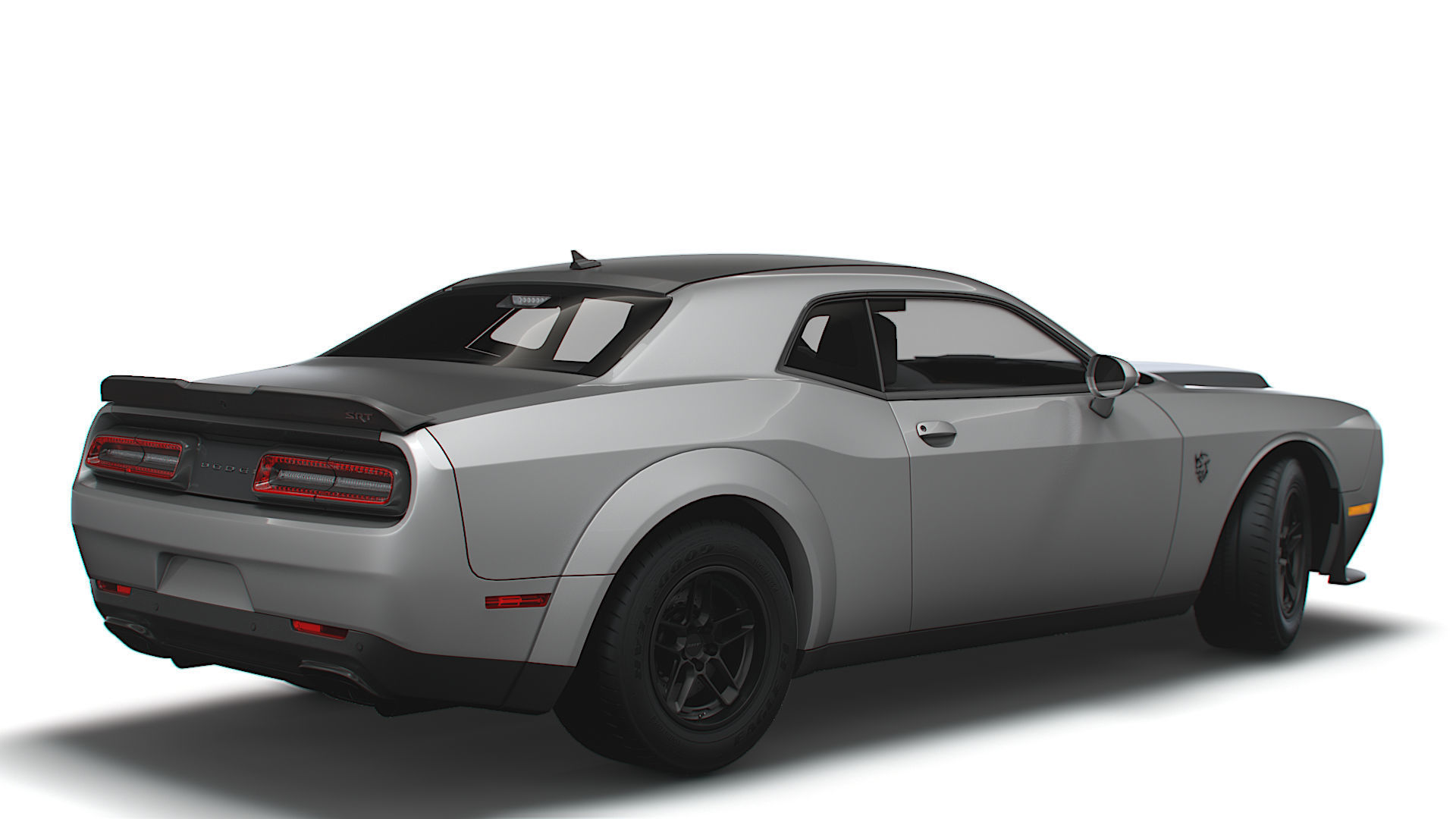 Dodge Challenger SRT Demon 170 LC 2023 3D model_2