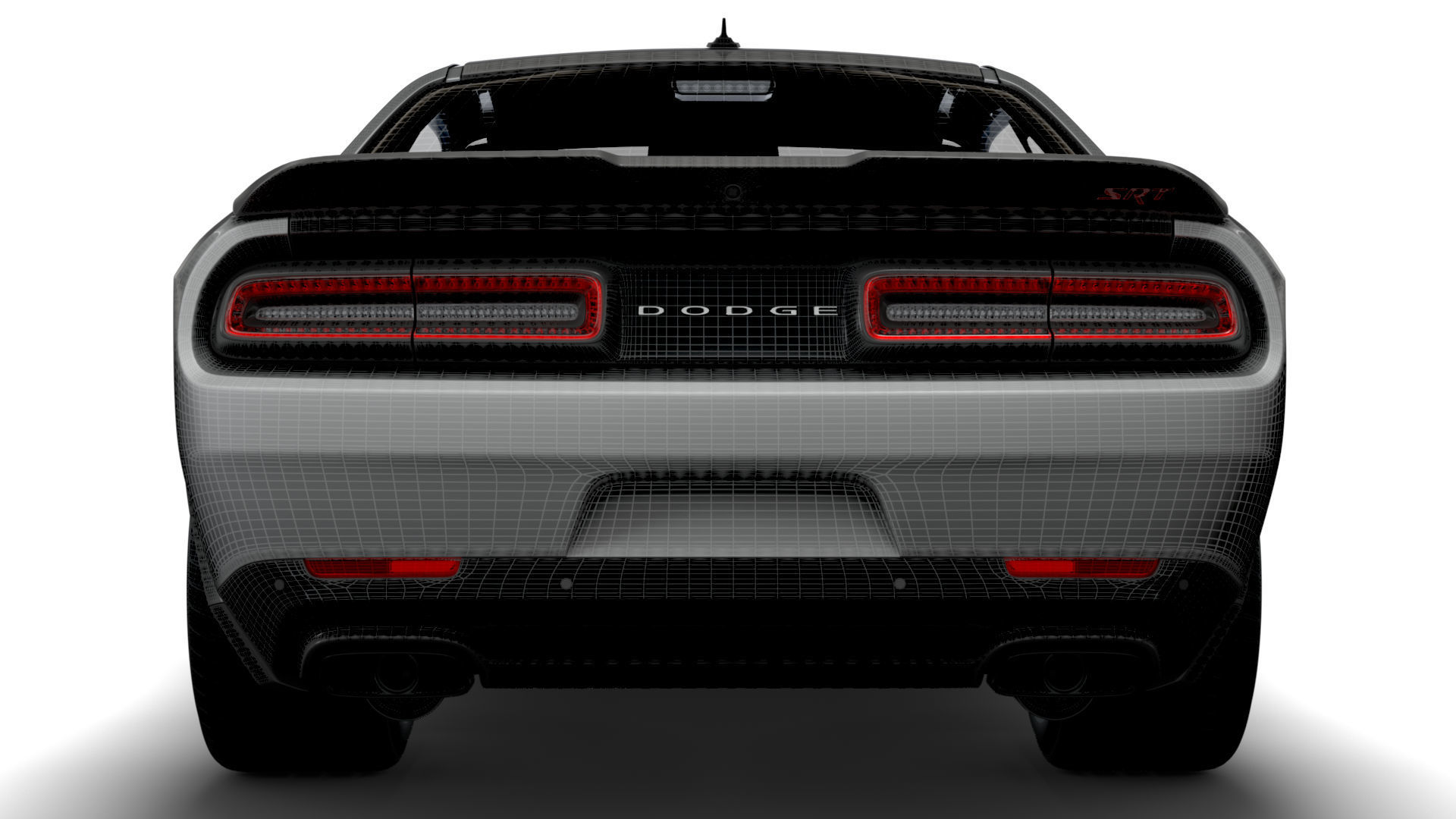 Dodge Challenger SRT Demon 170 LC 2023 3D model_22