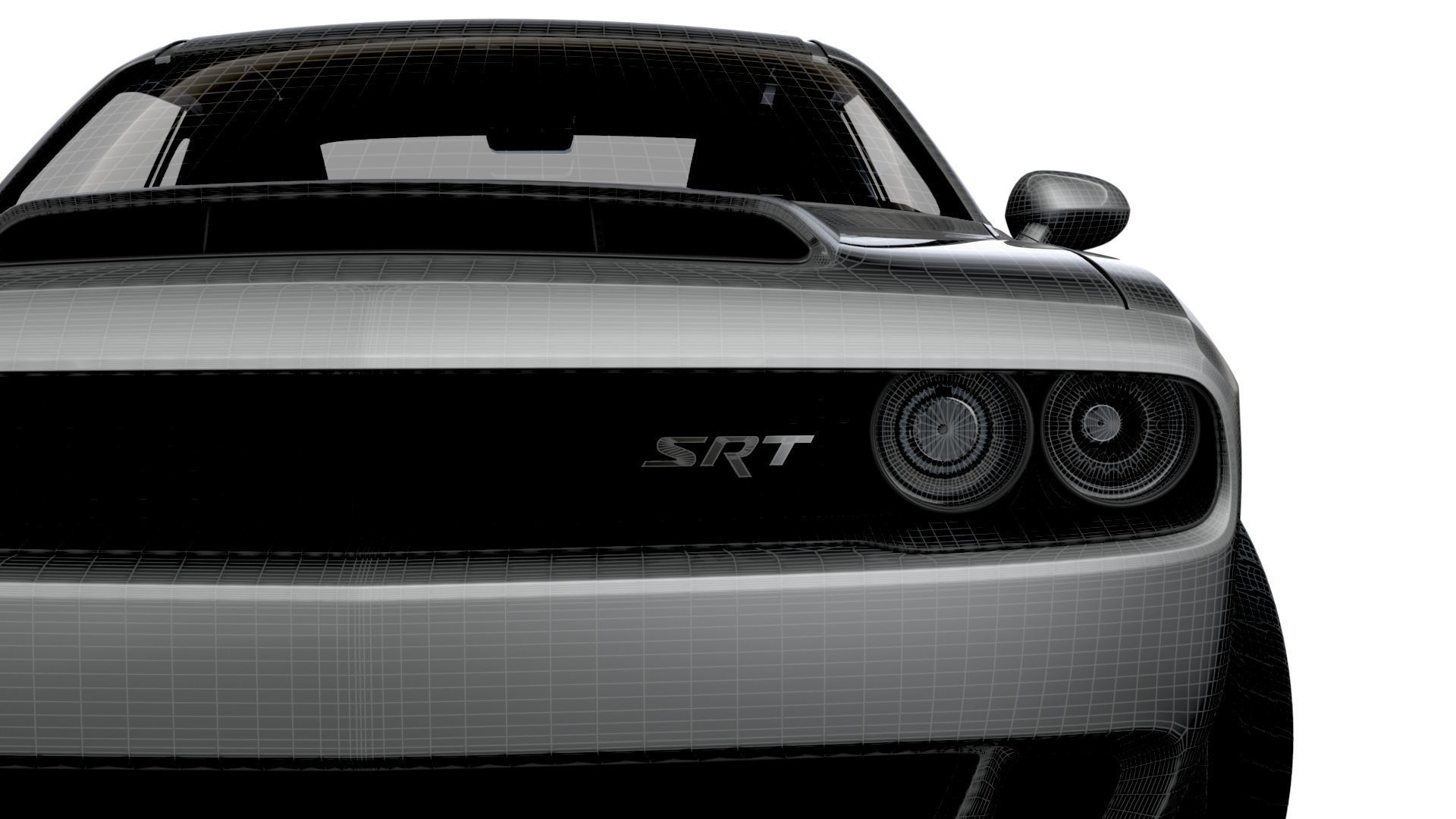 Dodge Challenger SRT Demon 170 LC 2023 3D model_19