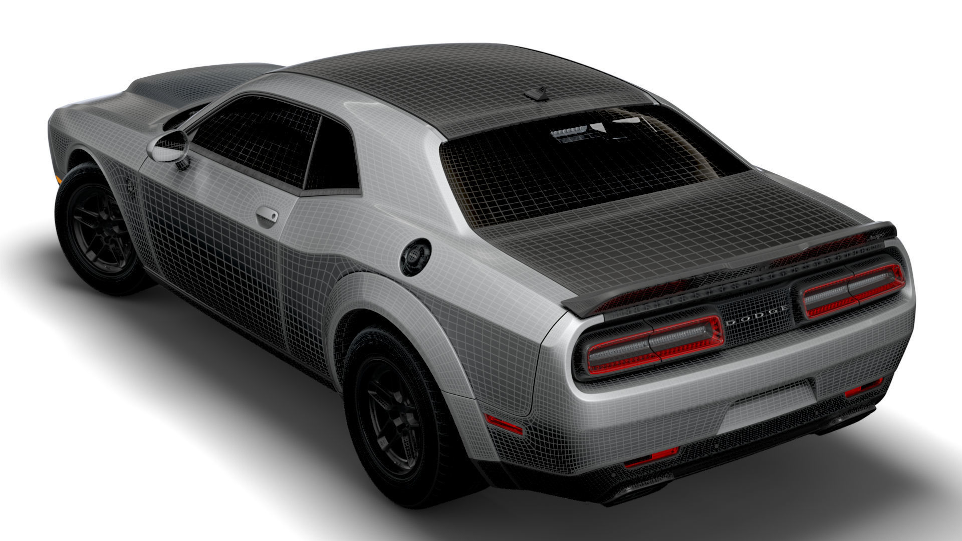 Dodge Challenger SRT Demon 170 LC 2023 3D model_15