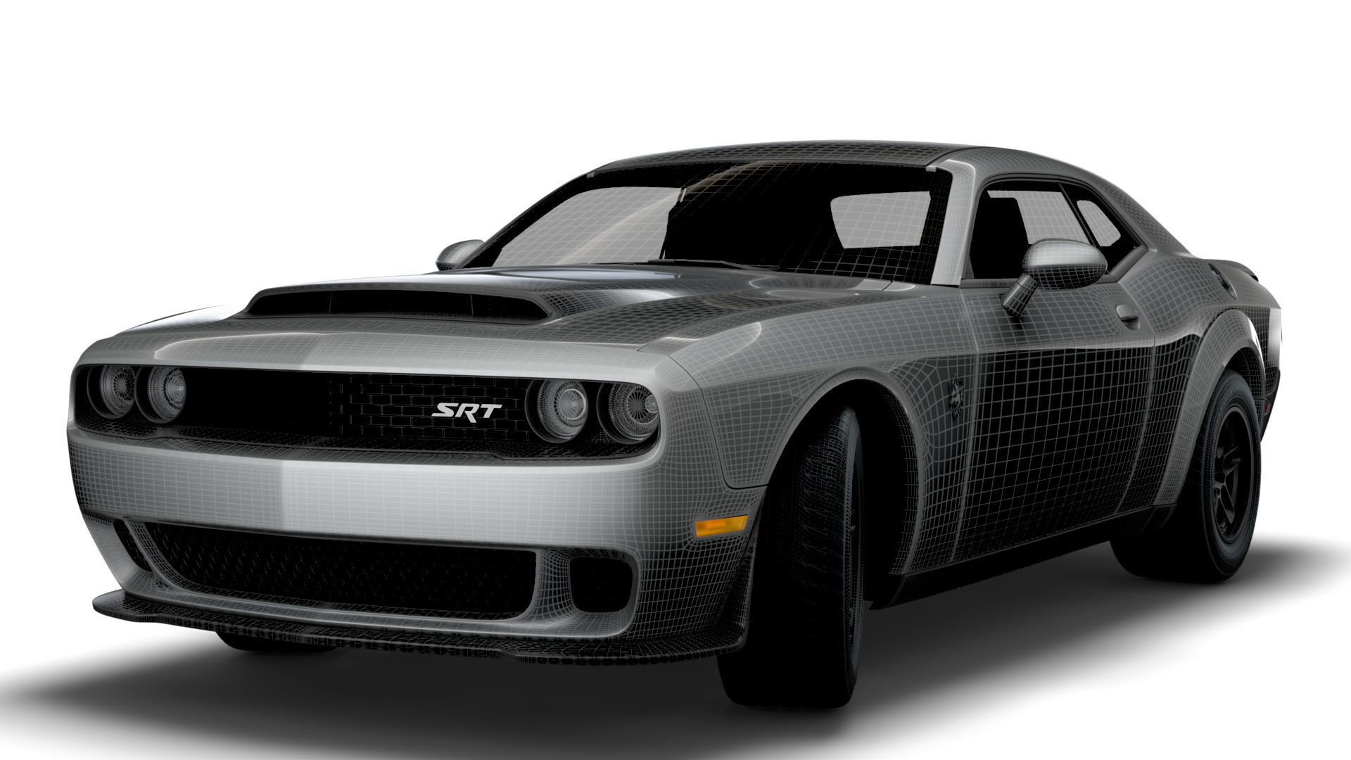 Dodge Challenger SRT Demon 170 LC 2023 3D model_20