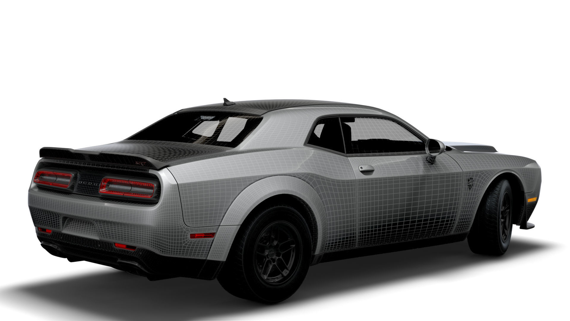 Dodge Challenger SRT Demon 170 LC 2023 3D model_14