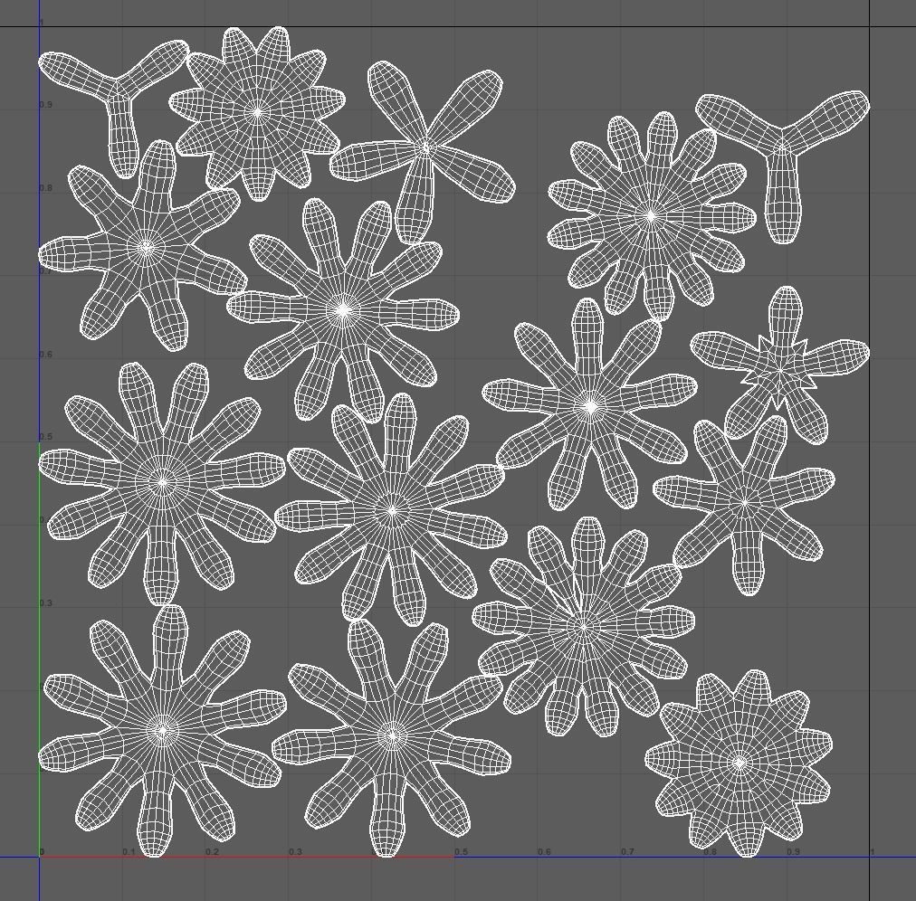 Pine cone Low-poly 3D model_7