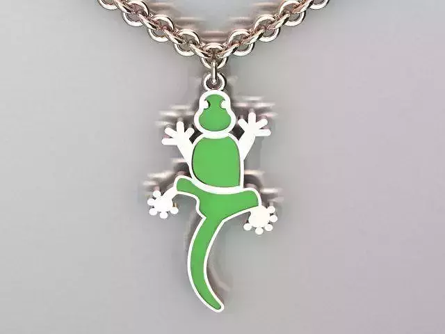 enamel pendant