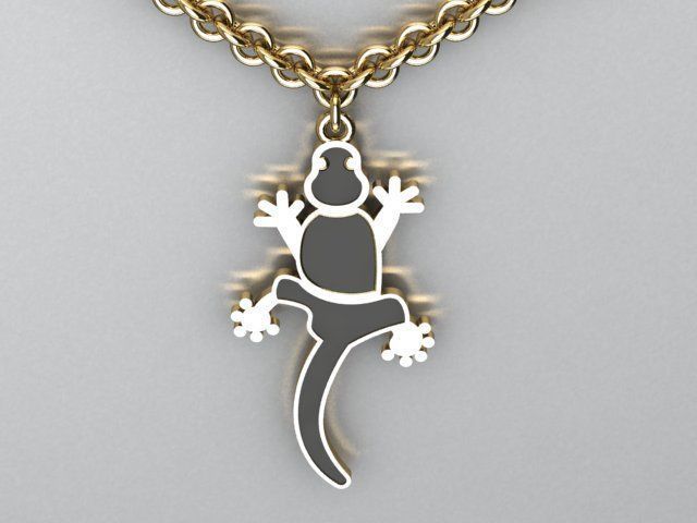 enamel pendant 3D print model_1