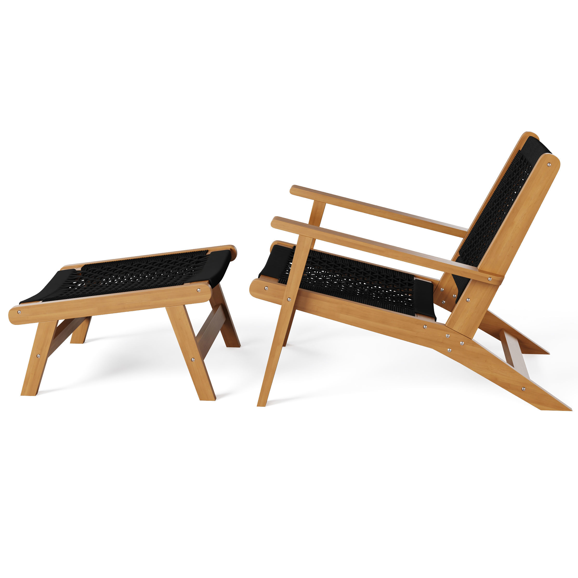 Chaise lounge Ambel by LA REDOUTE INTERIEURS 3D model_3