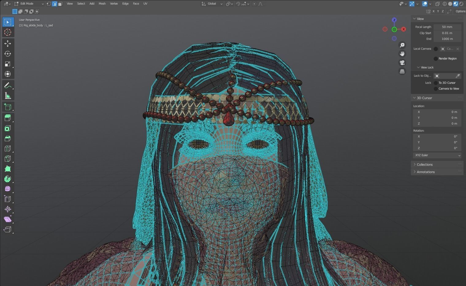 Belly Dancer 3D model_37