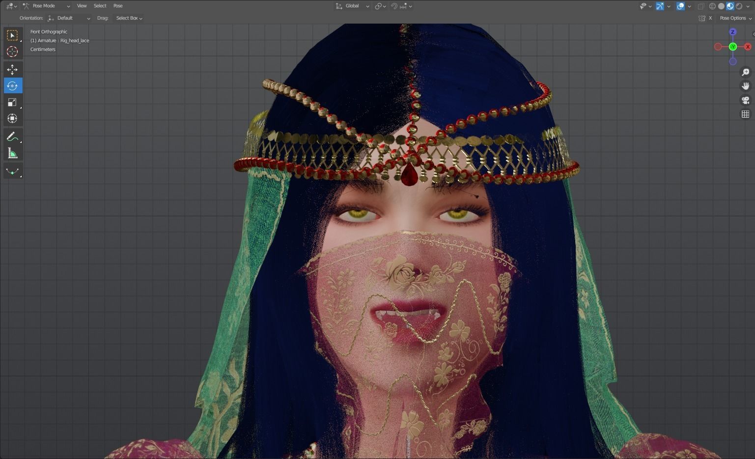 Belly Dancer 3D model_27