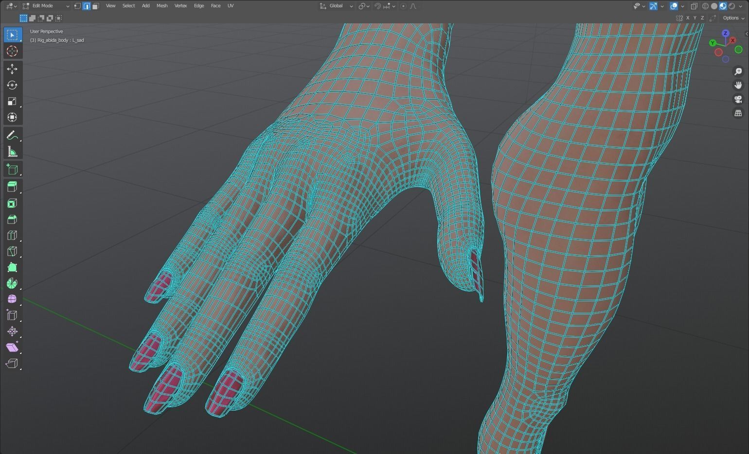 Belly Dancer 3D model_40