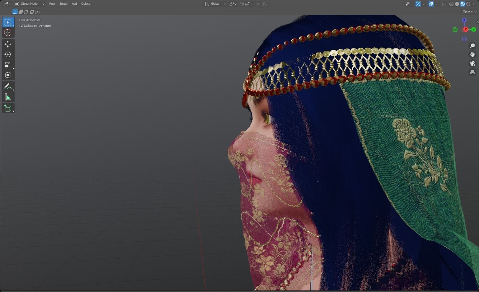 Belly Dancer 3D model_26