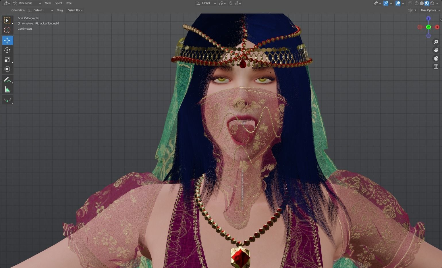 Belly Dancer 3D model_28