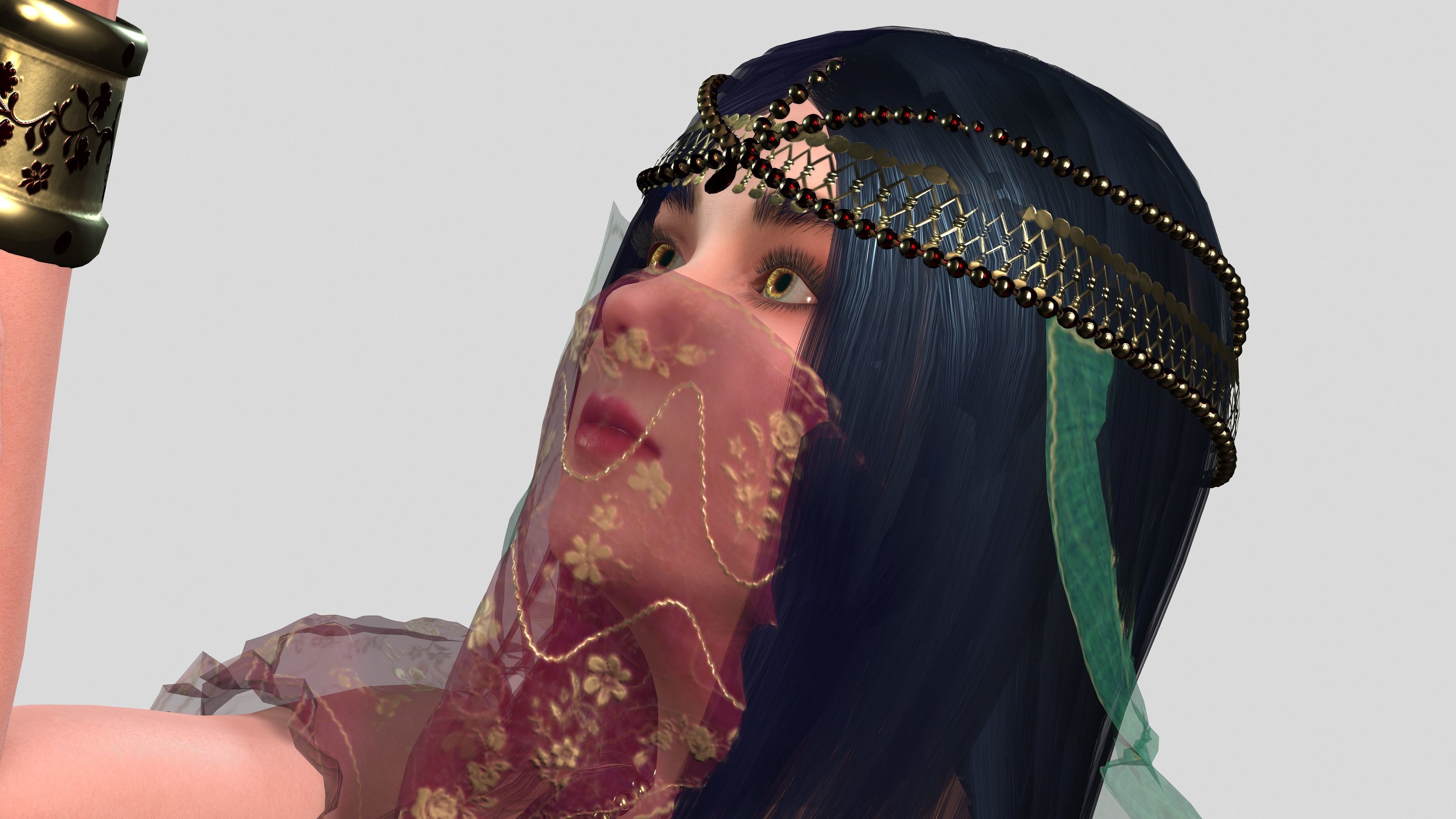 Belly Dancer 3D model_8