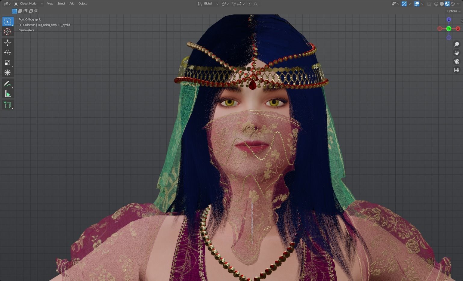 Belly Dancer 3D model_25