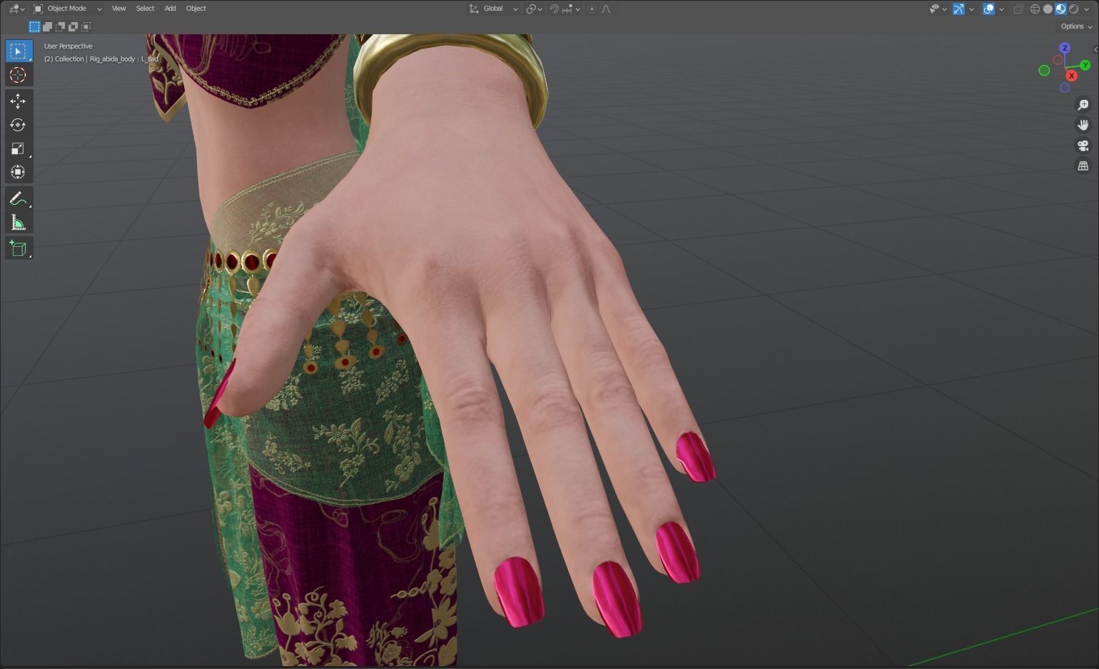 Belly Dancer 3D model_21