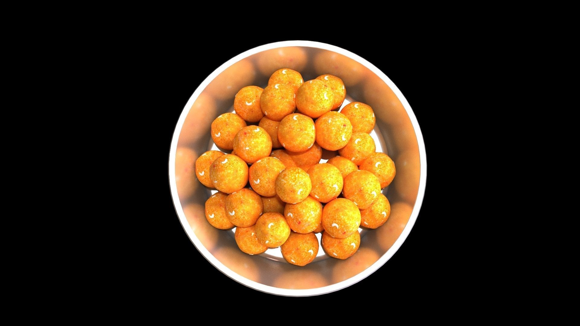 sweet laddu  3D model_3