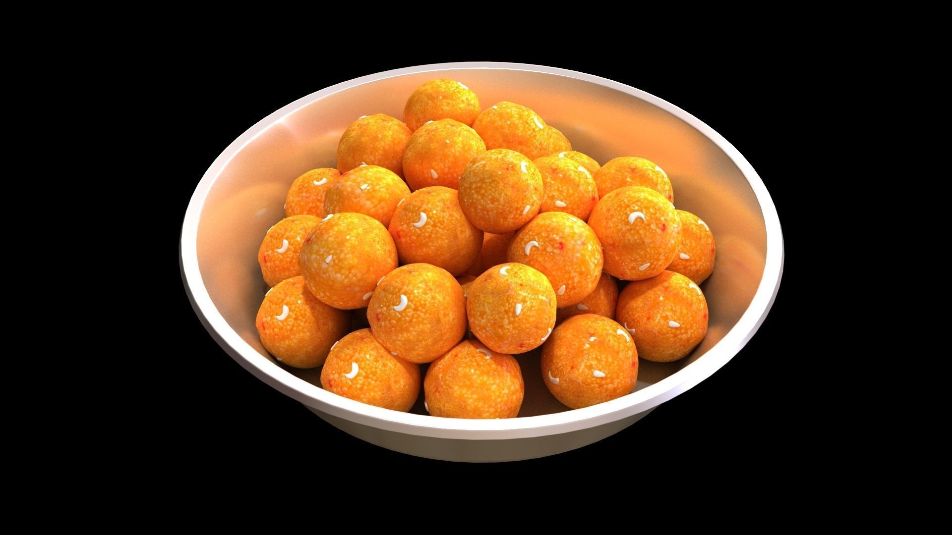 sweet laddu  3D model_1
