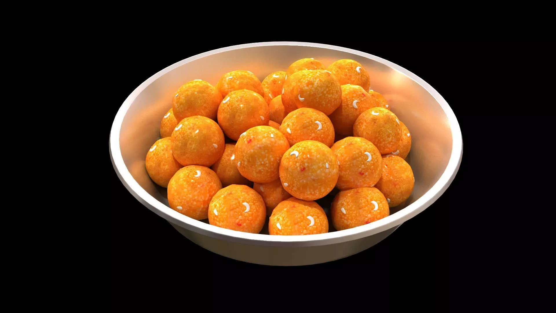 sweet laddu  3D model_0