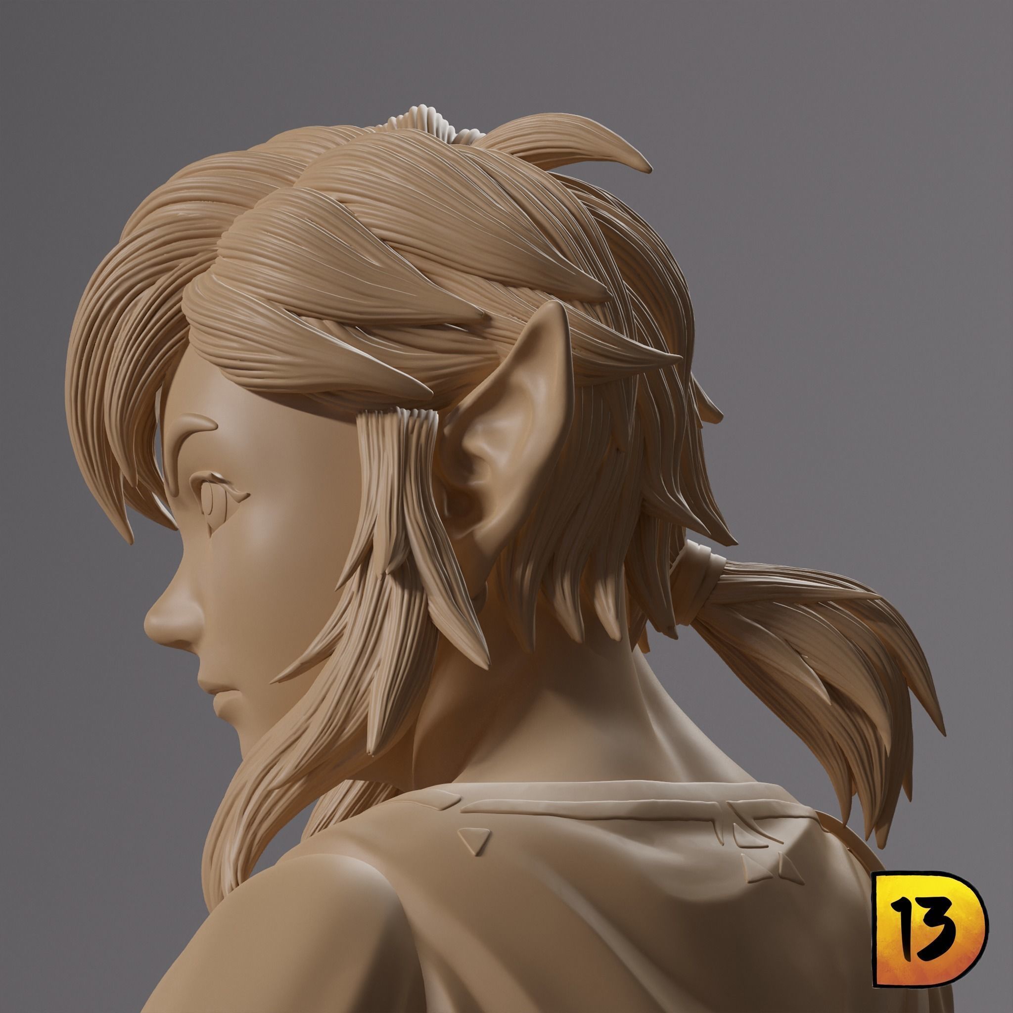 I will Fight - Link Breath of the Wild 3D print model_3