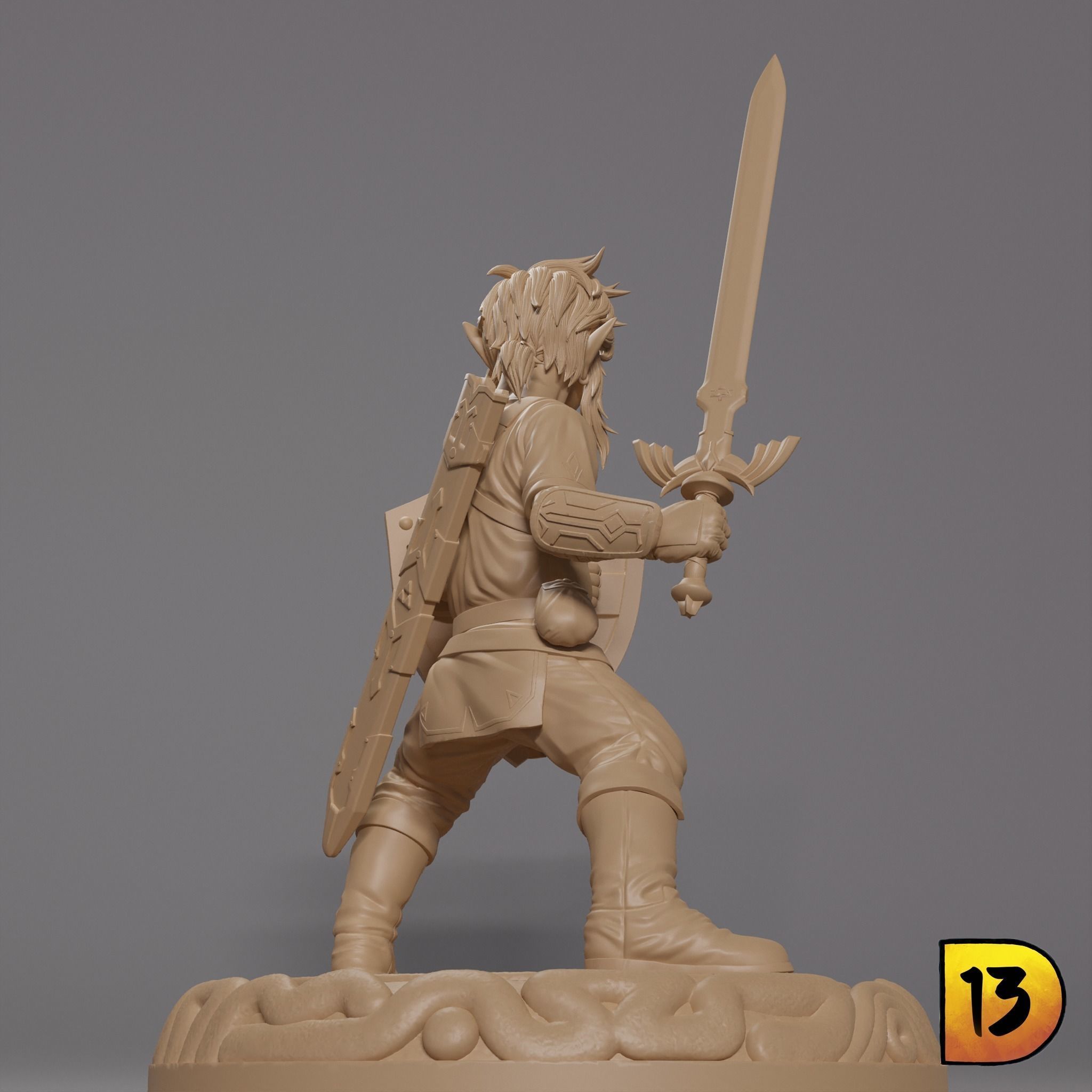 I will Fight - Link Breath of the Wild 3D print model_5