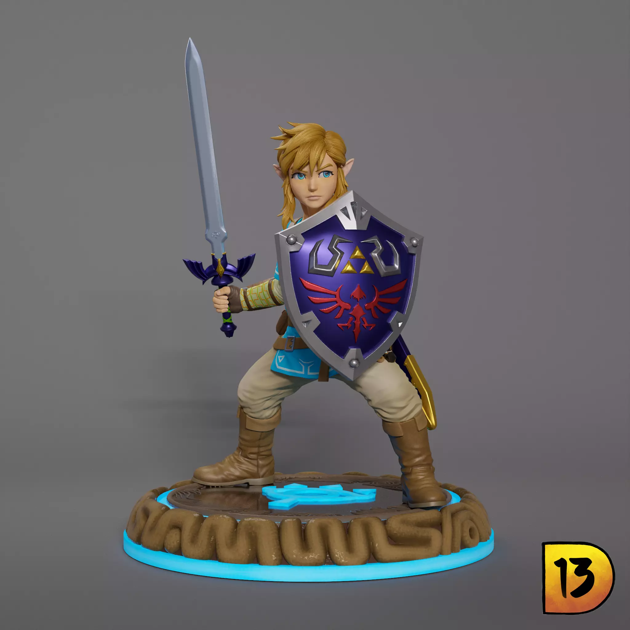 I will Fight - Link Breath of the Wild 3D print model_0