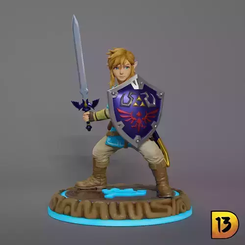 I will Fight - Link Breath of the Wild 3D print model