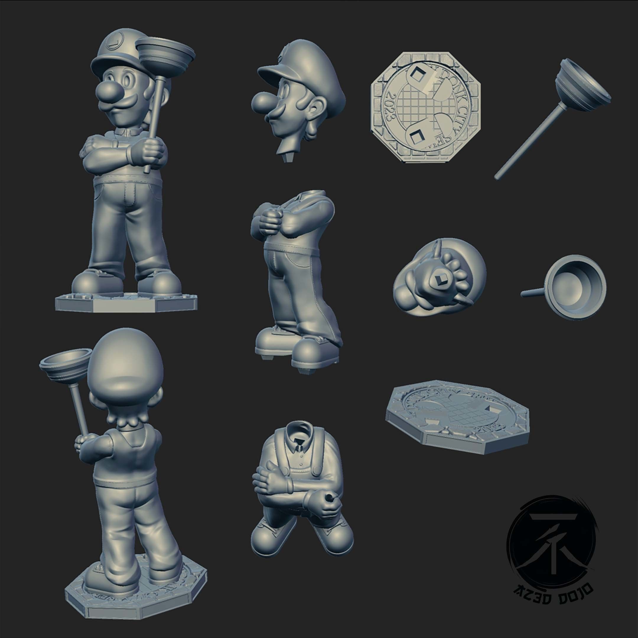LUIGI - THE SUPER MARIO BROS MOVIE 3D print model_1