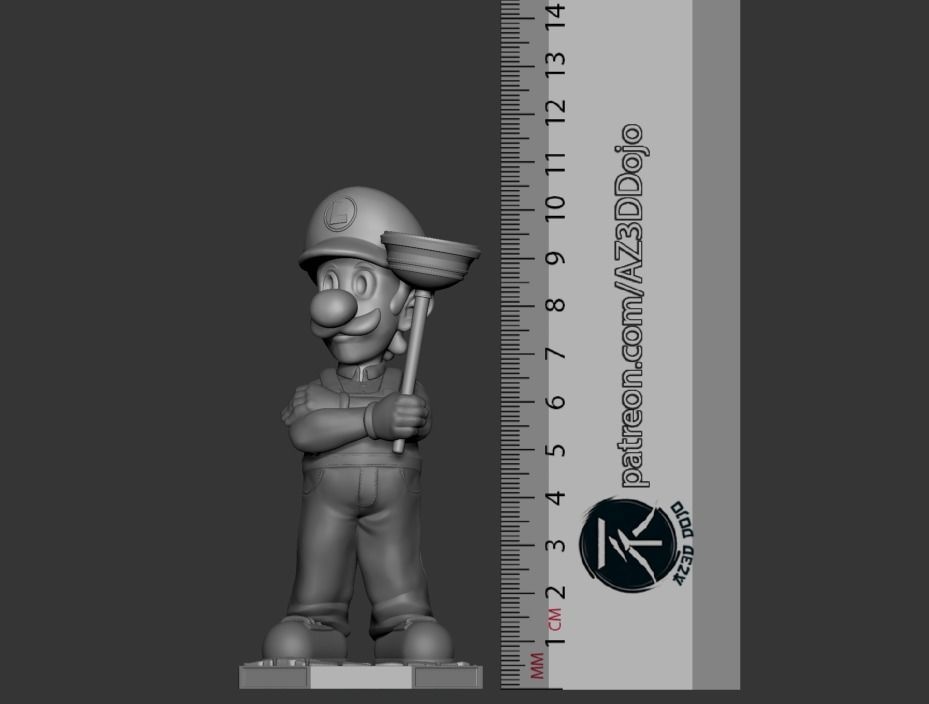LUIGI - THE SUPER MARIO BROS MOVIE 3D print model_4