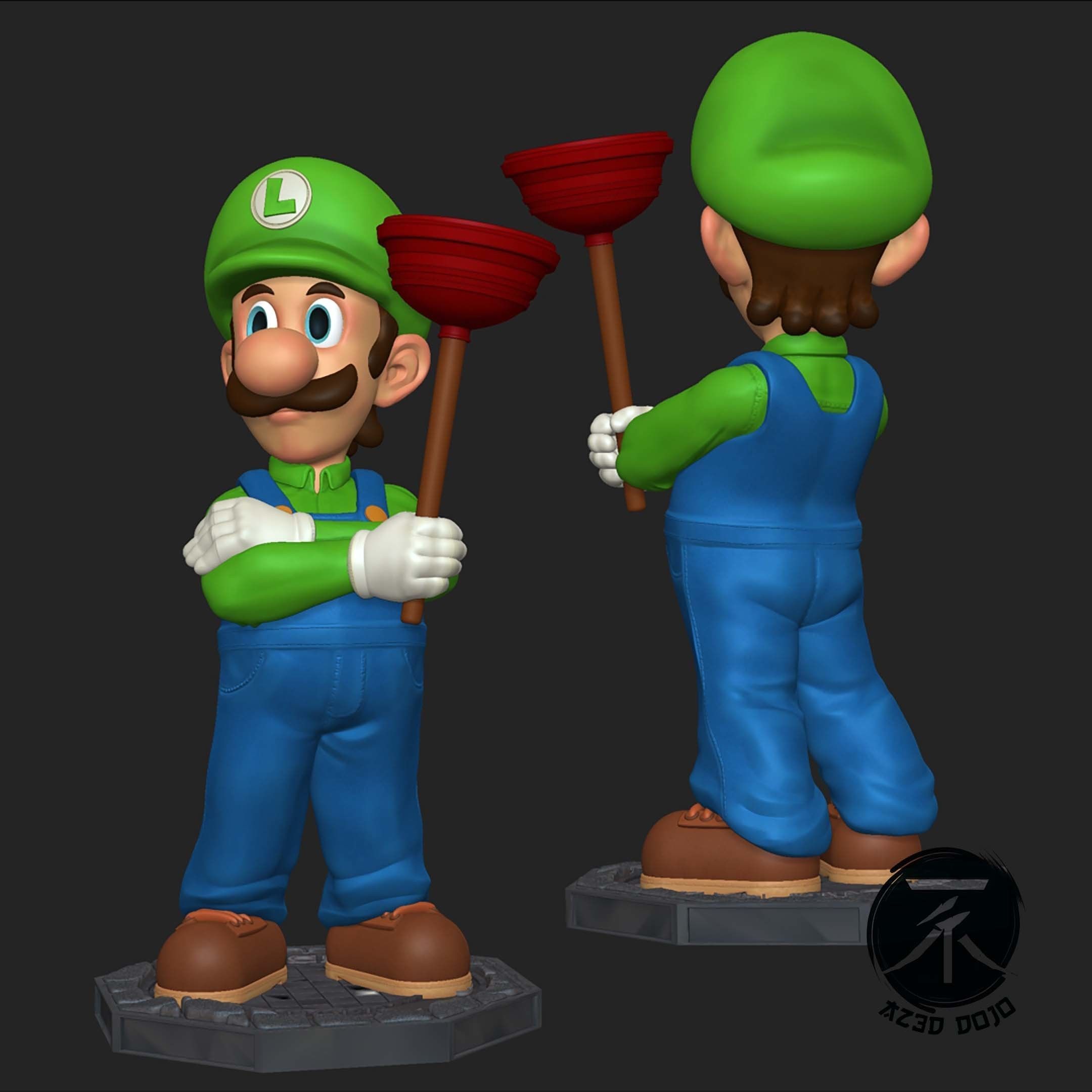 LUIGI - THE SUPER MARIO BROS MOVIE 3D print model_2