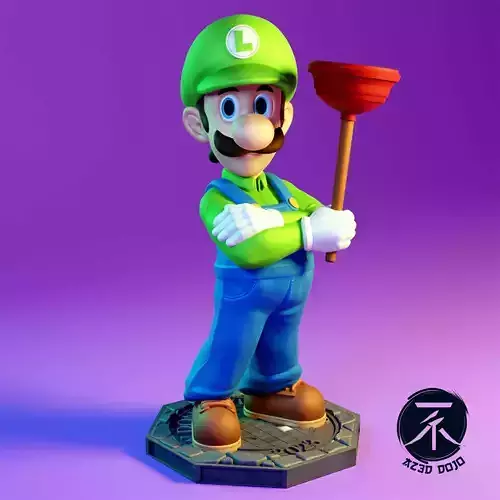 LUIGI - THE SUPER MARIO BROS MOVIE 3D print model