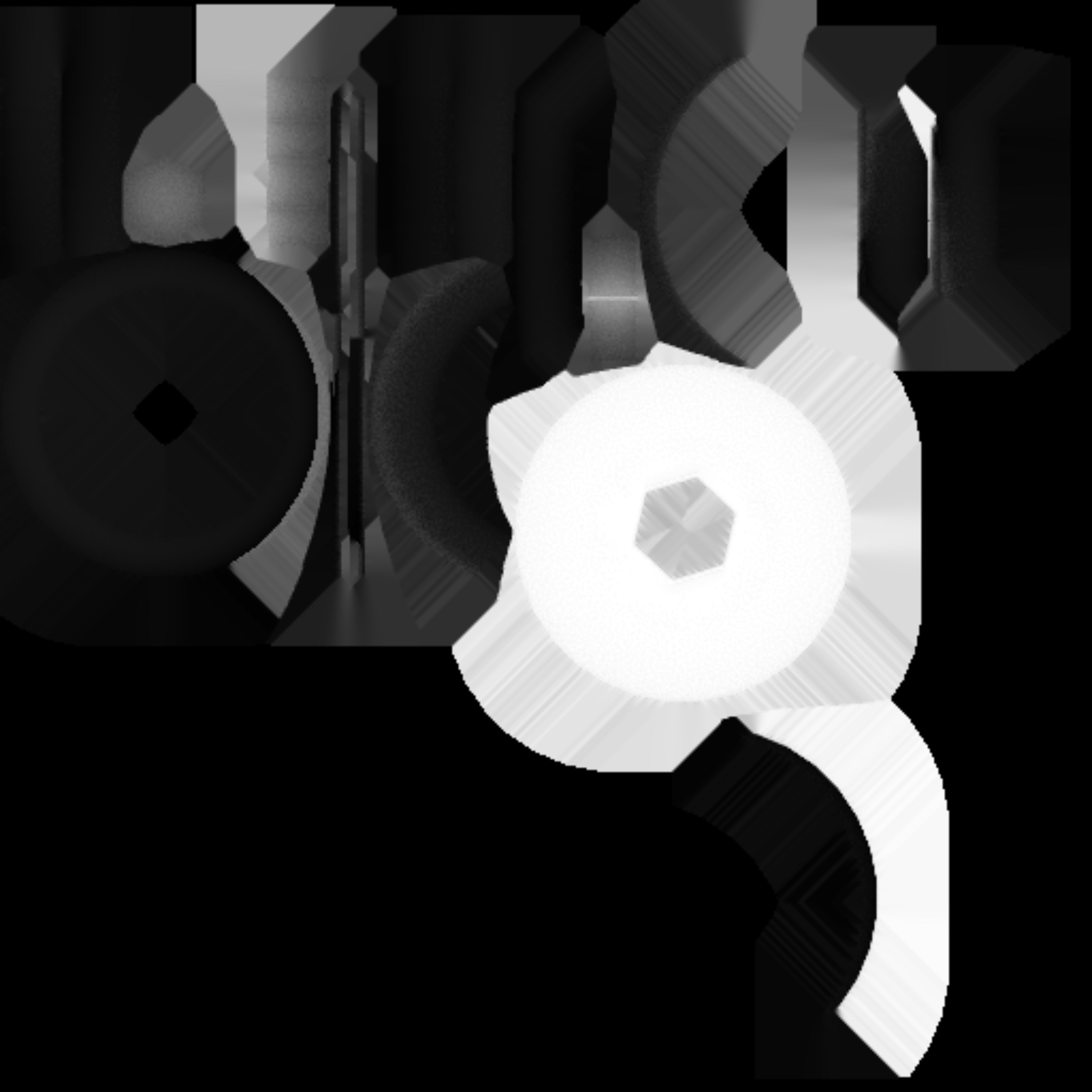 Recurve bow 3D model_9