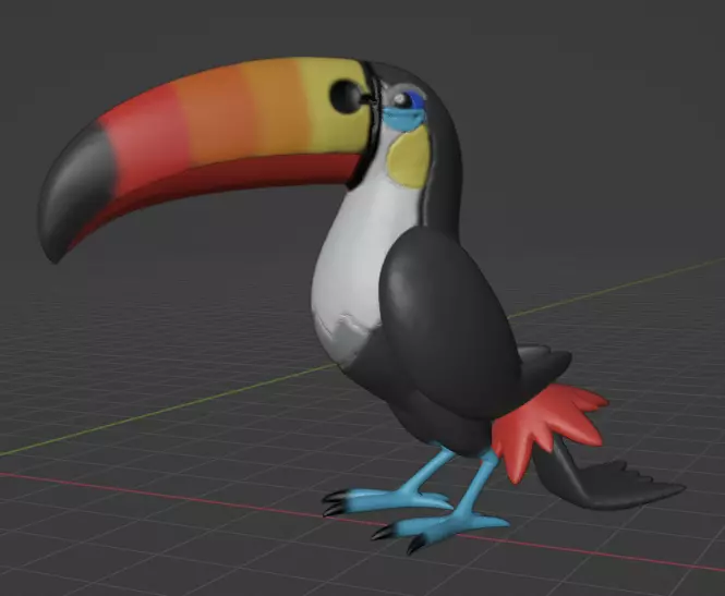 Toucannon 3D print model_0