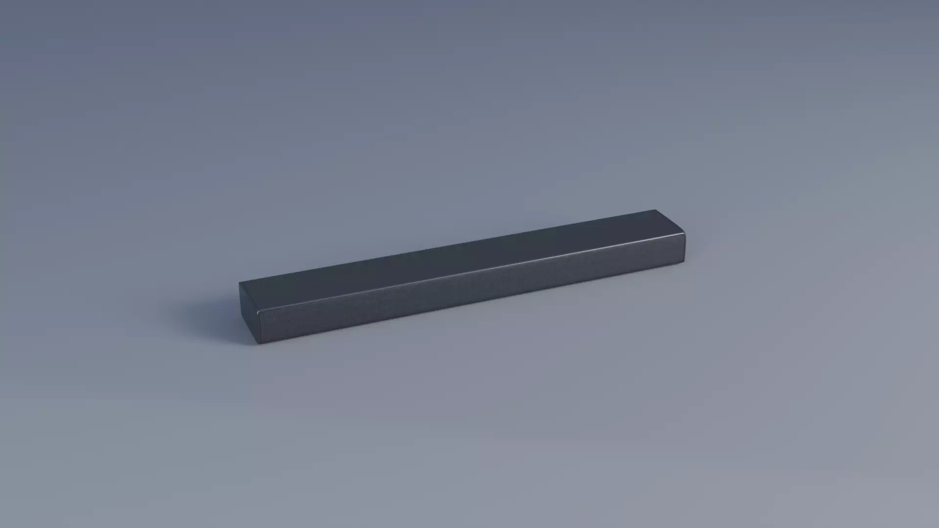 soundbar Low-poly 3D model_0