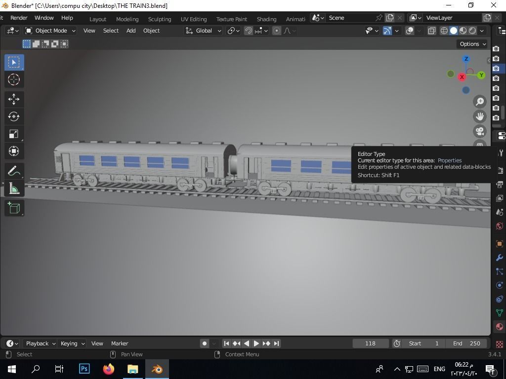 the authentic egyptian train in the alexandrian style Free 3D model_11