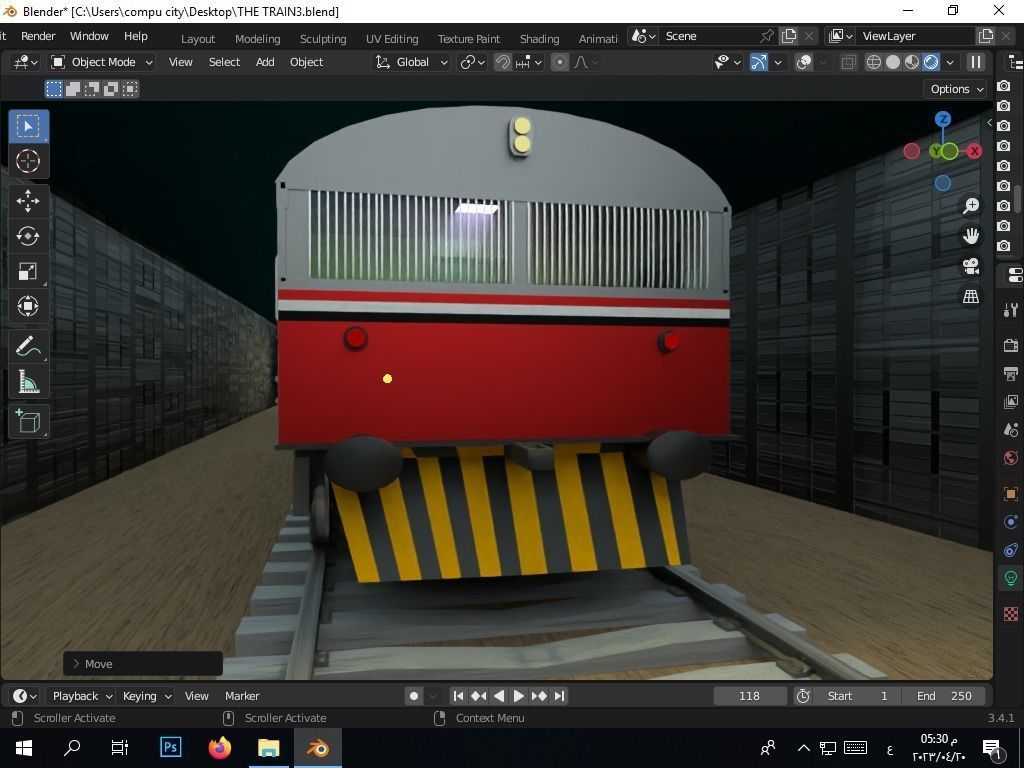 the authentic egyptian train in the alexandrian style Free 3D model_10