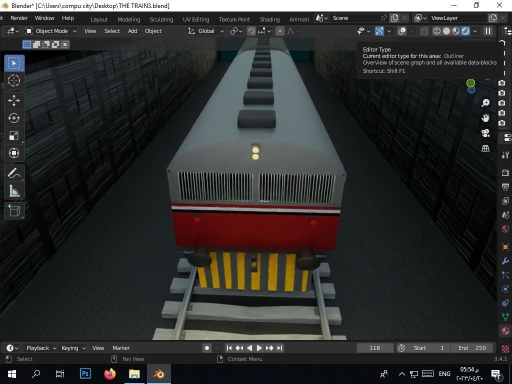 the authentic egyptian train in the alexandrian style Free 3D model_8