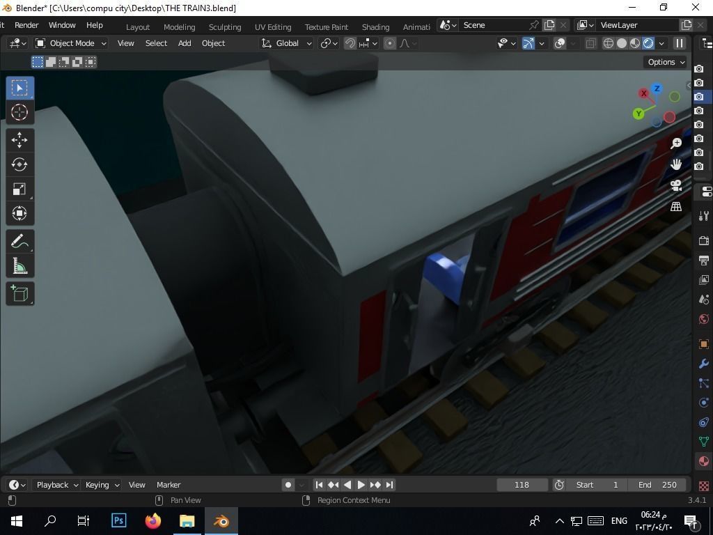 the authentic egyptian train in the alexandrian style Free 3D model_18