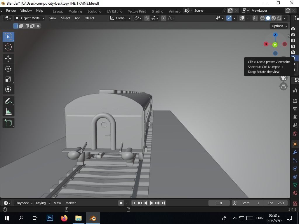 the authentic egyptian train in the alexandrian style Free 3D model_39