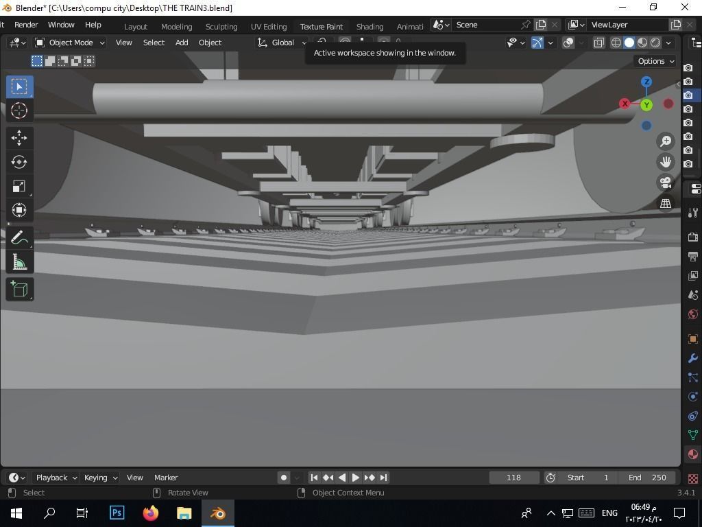 the authentic egyptian train in the alexandrian style Free 3D model_27