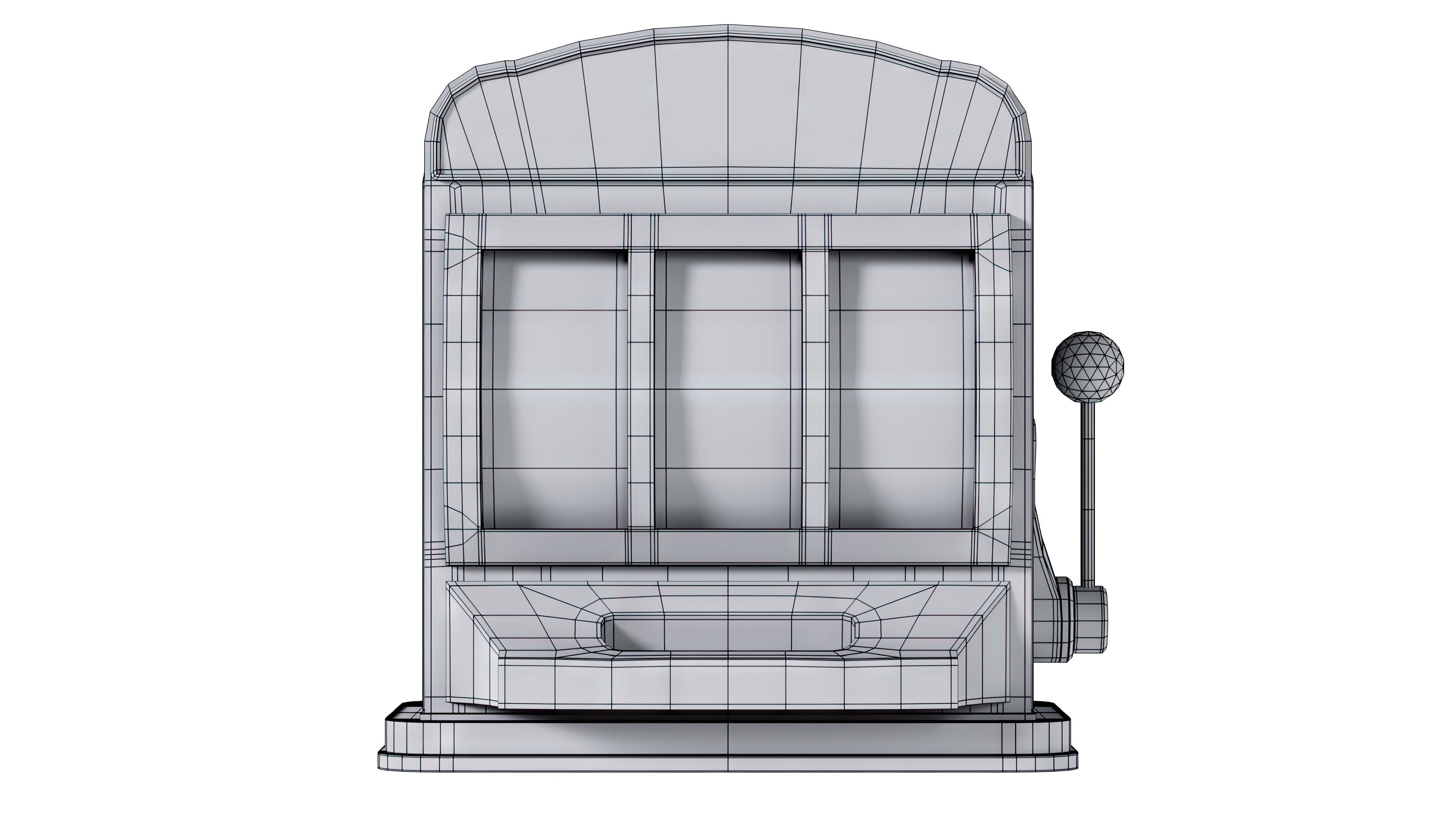 Gold Casino Slot22 3D model_12