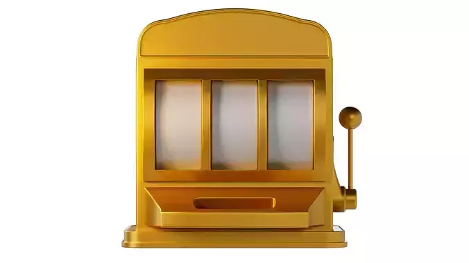 Gold Casino Slot22 3D model