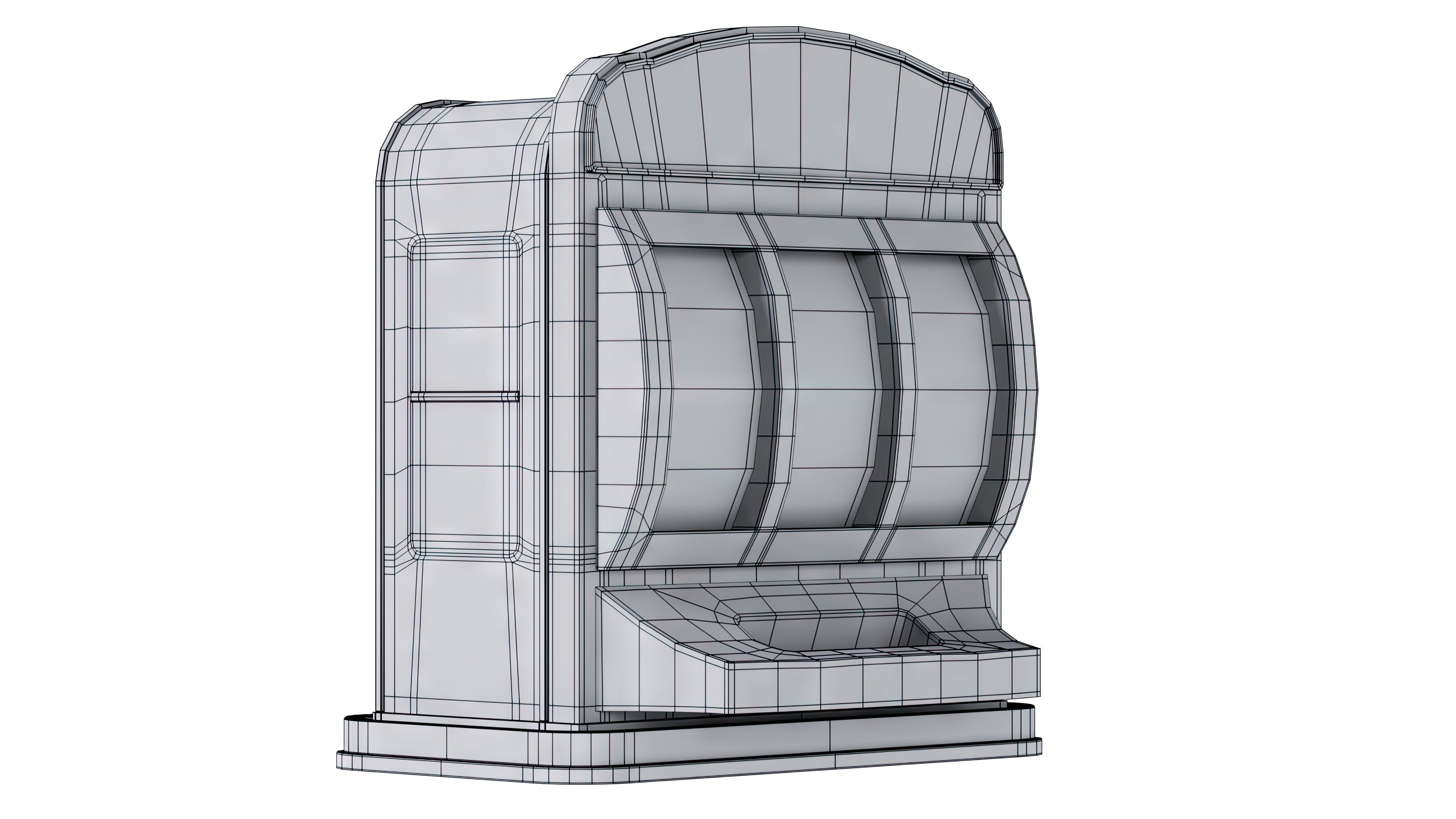 Gold Casino Slot22 3D model_13