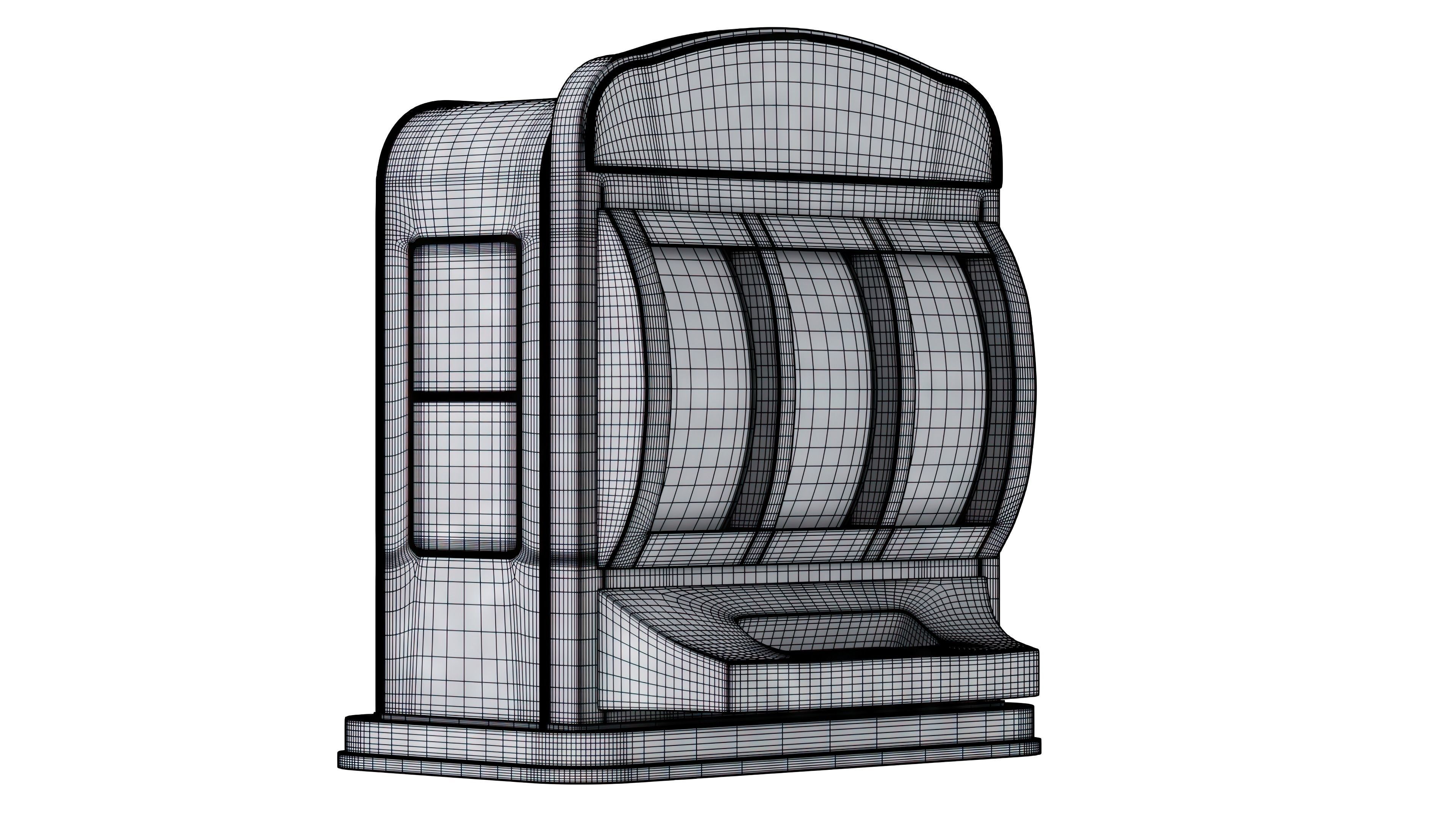 Gold Casino Slot22 3D model_7