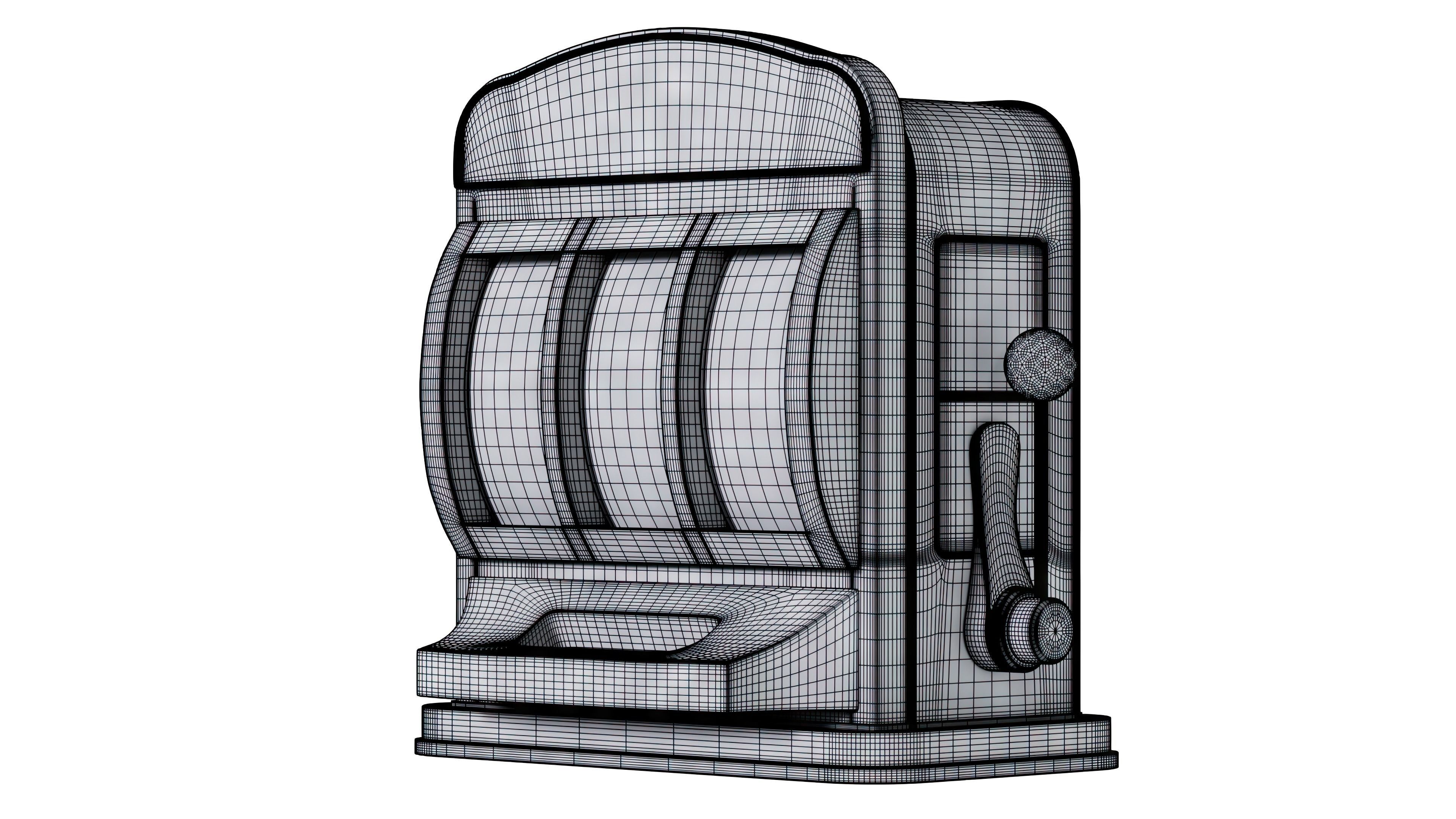 Gold Casino Slot22 3D model_8