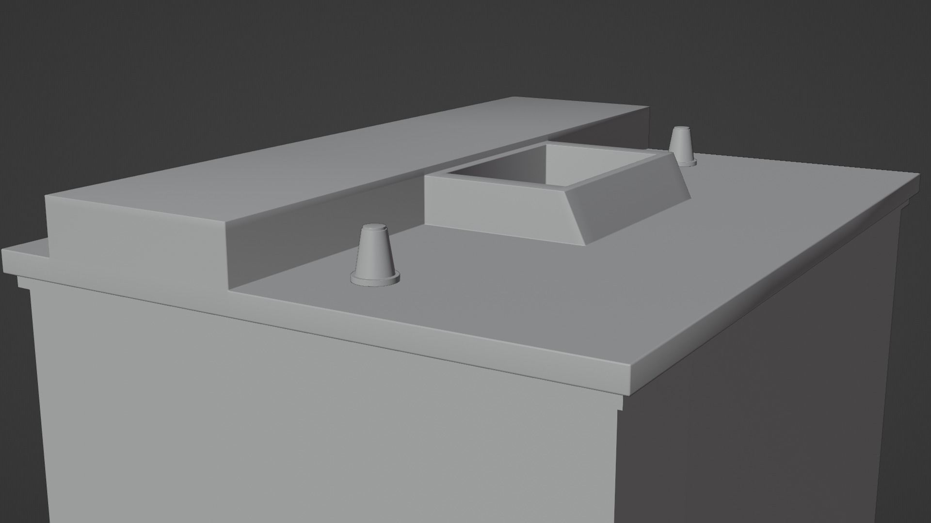 Car Battery Low-poly 3D model_11